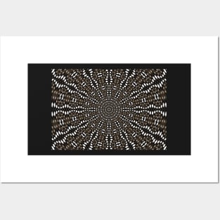 Vintage Mosaic Pattern Mandala Posters and Art